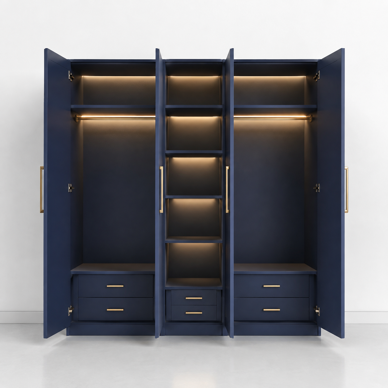 Premium wardrobe with led light